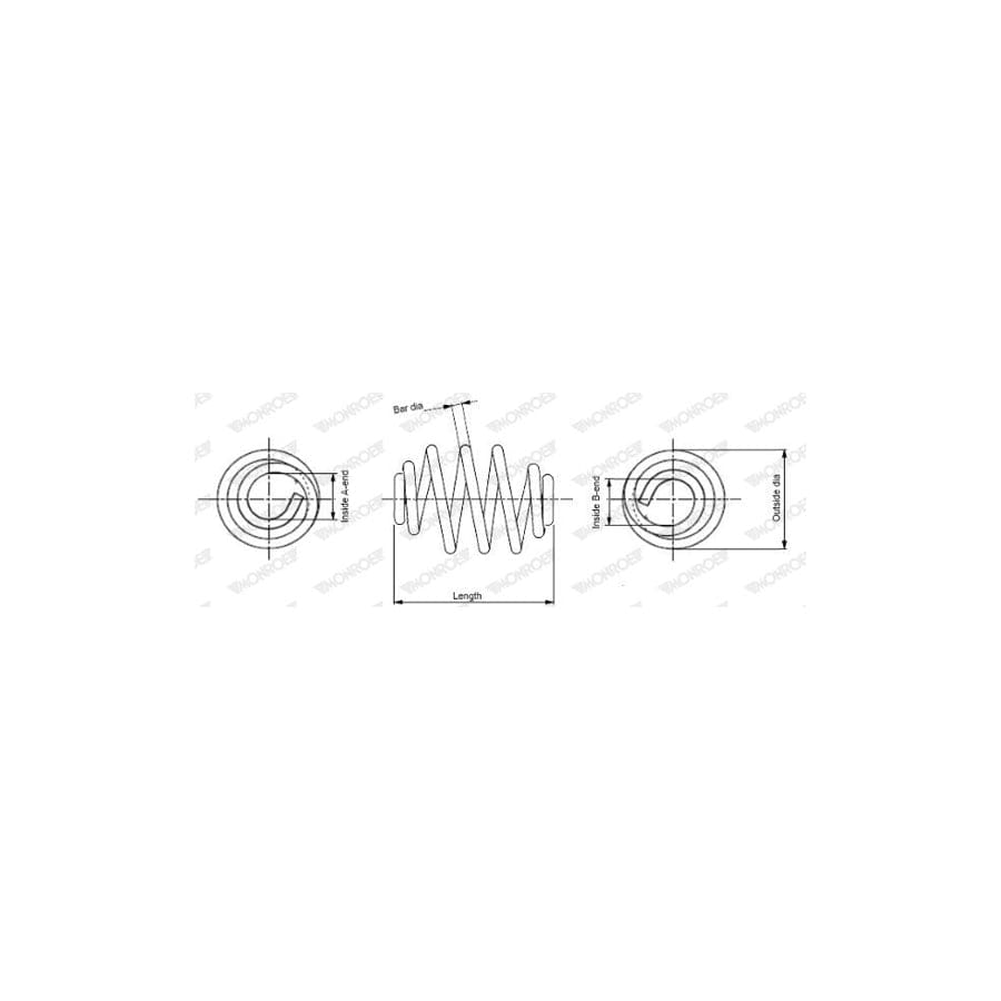 Monroe SN4025 Coil Spring