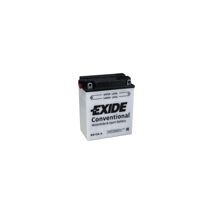 Exide EB12A-A 12V Conventional Motorcycle Battery | ML Performance UK Car Parts