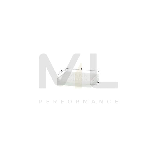 MANN-FILTER CU 17 001 Pollen filter Particulate Filter | ML Performance Car Parts