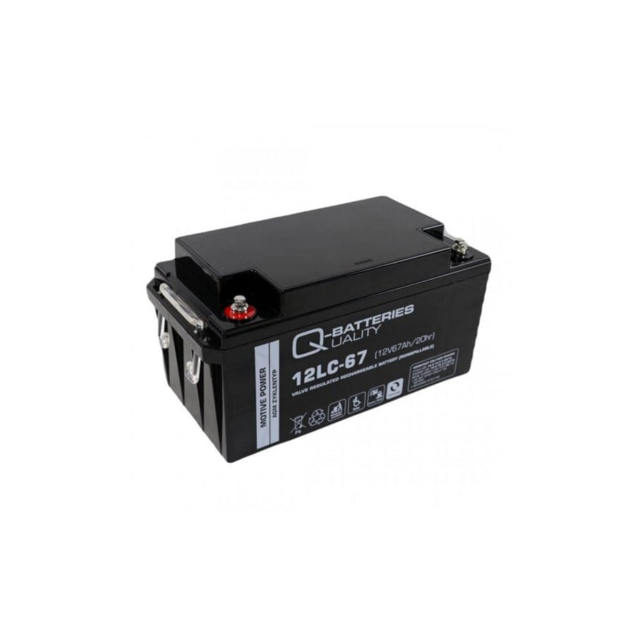 Q-Batteries 12LC67 / 12V 67Ah lead accumulator cycle type AGM Deep Cycle VRLA | ML Performance UK Car Parts