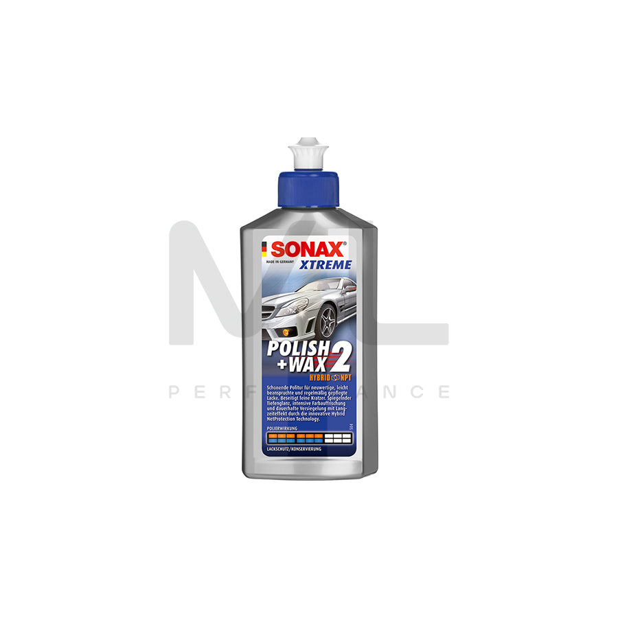Sonax XTREME Polish+Wax 2 Hybrid NPT 250ml | ML Performance Car Care