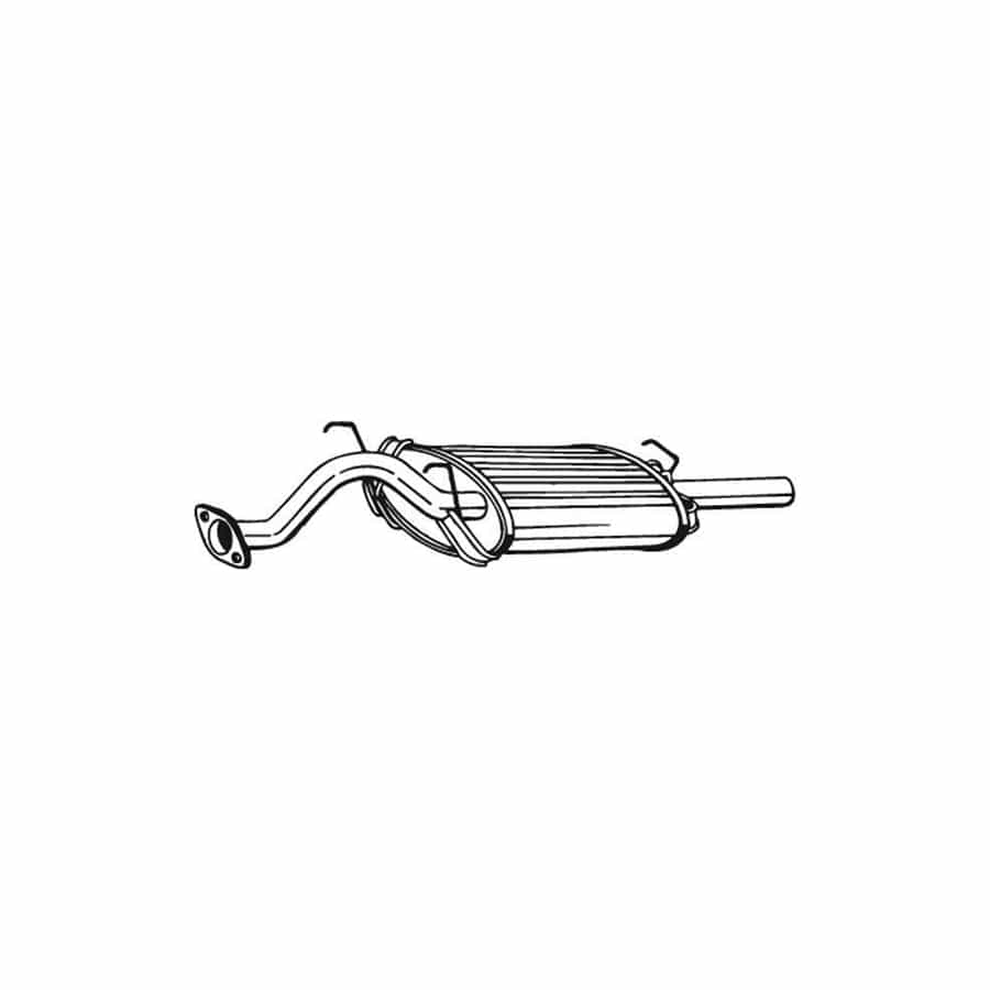 Bosal 163-157 Rear Silencer For Honda Civic Vi Aerodeck (Mb, Mc)