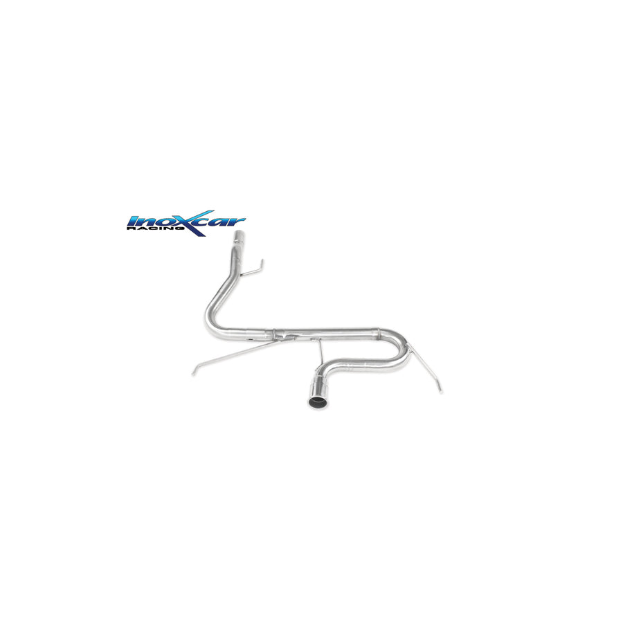 InoXcar OPCO.22 Opel Corsa D Non-Resonated Rear Exhaust | ML Performance UK Car Parts