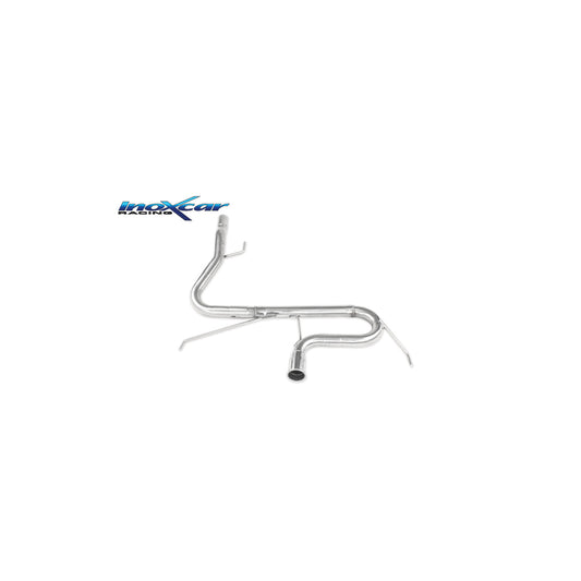InoXcar OPCO.22 Opel Corsa D Non-Resonated Rear Exhaust | ML Performance UK Car Parts