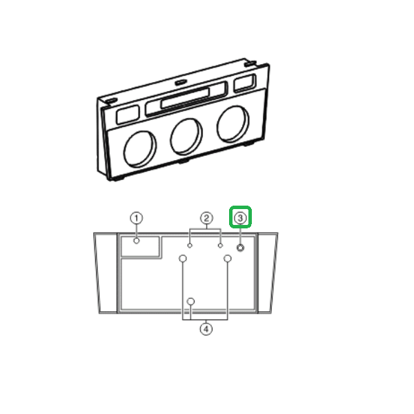 Genuine Lexus 90010-01047 IS Phase 1 Air Conditioning Control Bulb 3