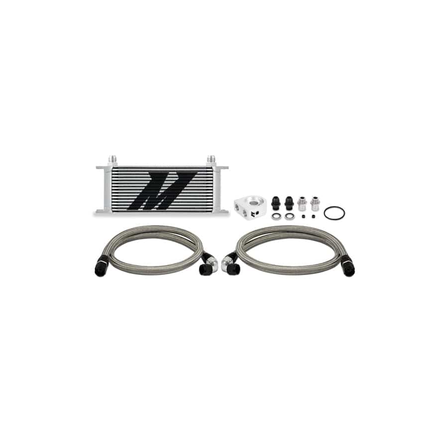 Mishimoto MMOC-U16SL Universal Oil Cooler Kit 16-Row Silver