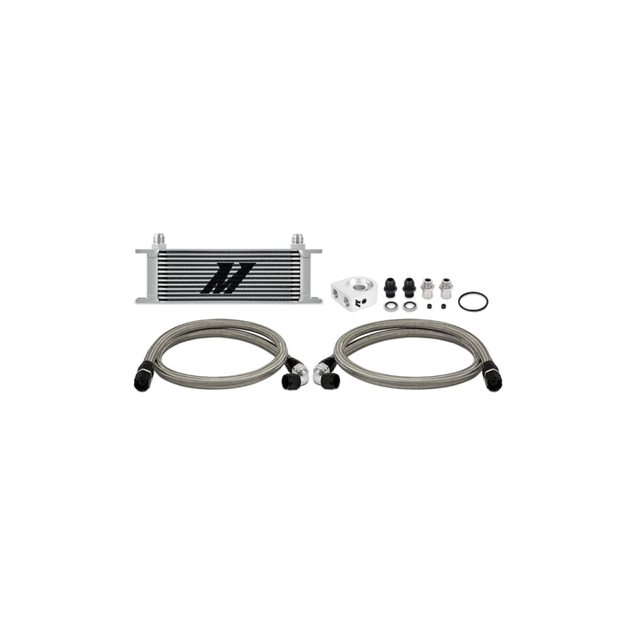 Mishimoto MMOC-U13SL Universal 13 Row Oil Cooler Kit (Silver)
