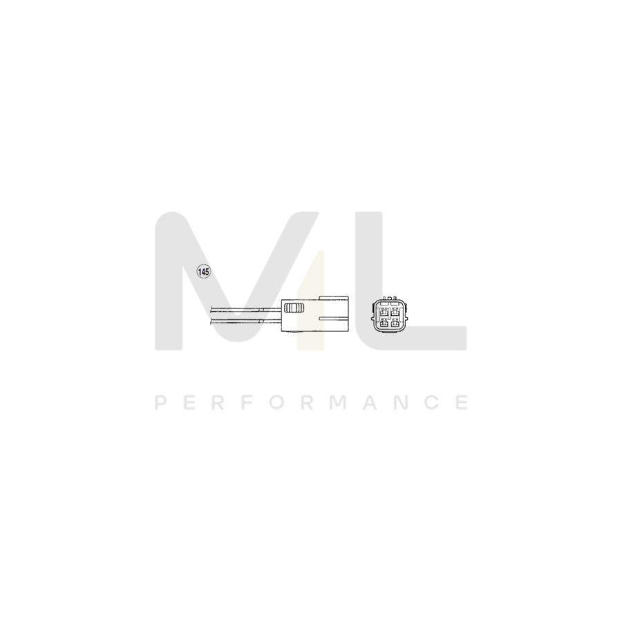 NTK Lambda Sensor / O2 Sensor (NGK 90480) - OZA341-F71 | ML Car Parts UK | ML Performance
