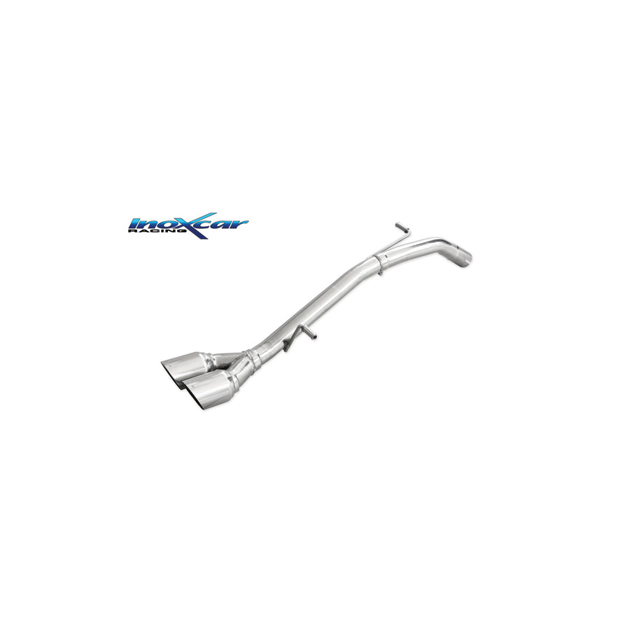 InoXcar PE208.06.RA Peugeot 208 Non-Resonated Rear Exhaust | ML Performance UK Car Parts