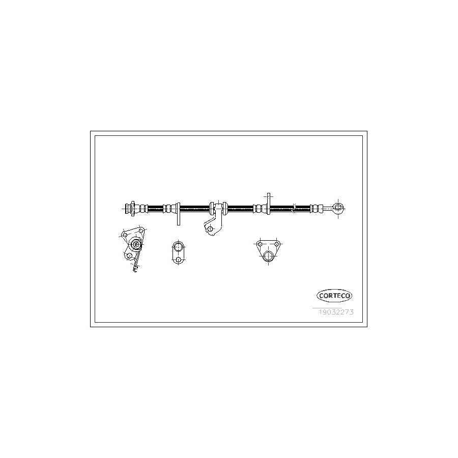 Corteco 19032273 Brake Hose | ML Performance UK