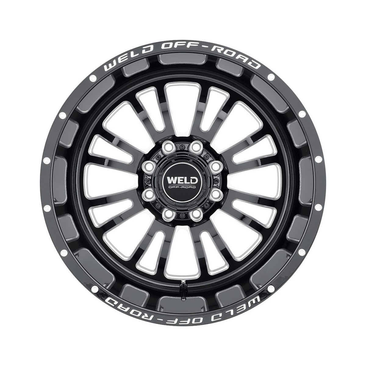 Weld W15809018500 Slingblade W158 Wheel 20x9 8x180 ET0 BS5 Gloss Black MIL