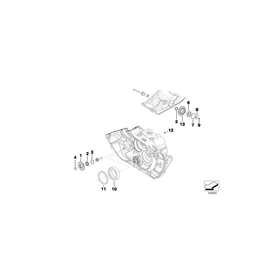Genuine BMW 23008419346 Ball Bearing OIL PUMP IDLER (Inc. M6 GT3) | ML Performance UK Car Parts