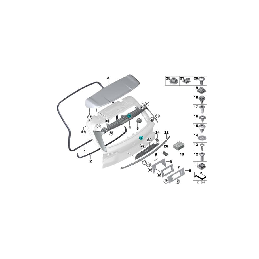 Genuine BMW 63219477859 G07 Cleaning Cloth (Inc. X7 50iX, X7 30dX & X7 M50dX) | ML Performance UK Car Parts