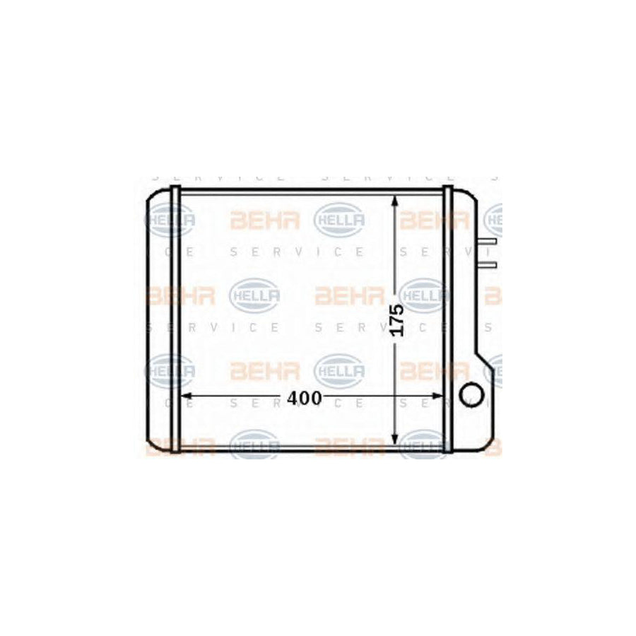 Hella 8FH 351 308-371 Heater Matrix