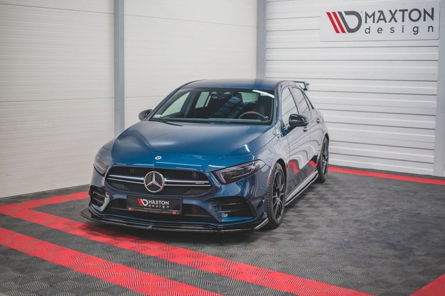 Maxton Design Mercedes Benz A35 AMG / AMG-Line W177 Front Splitter V.3