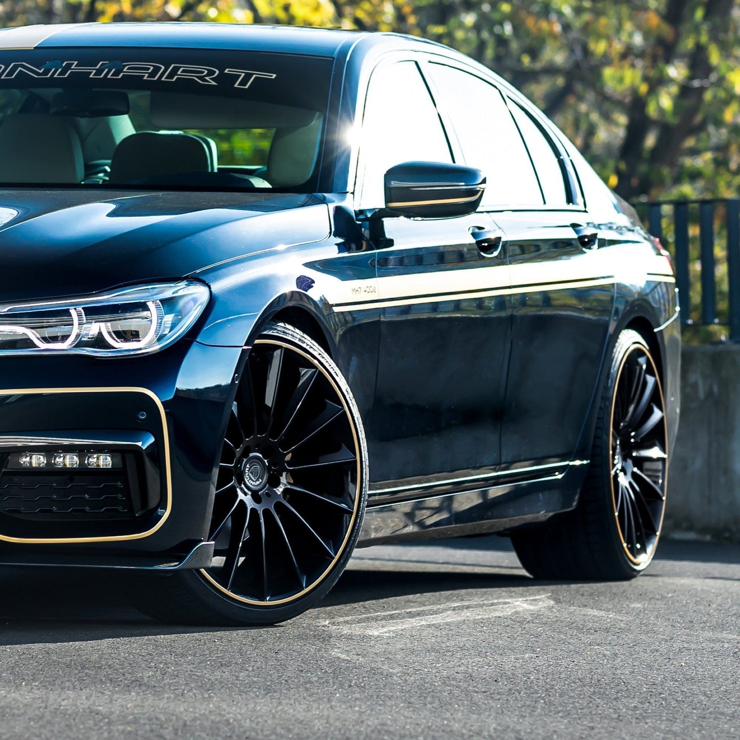 MANHART MHVEN711000 FOR BMW 7-SERIES VENTURI RIMS MATTE BLACK