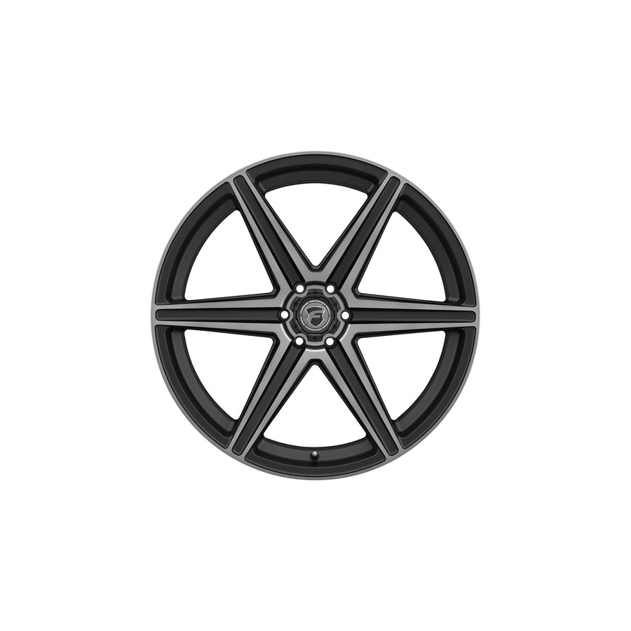 Forgestar F01240084P25 24x10 X6 Standard 6x139.7 ET25 BS6.5 Satin Black Machined - Double Dark Tint Truck & SUV Wheel