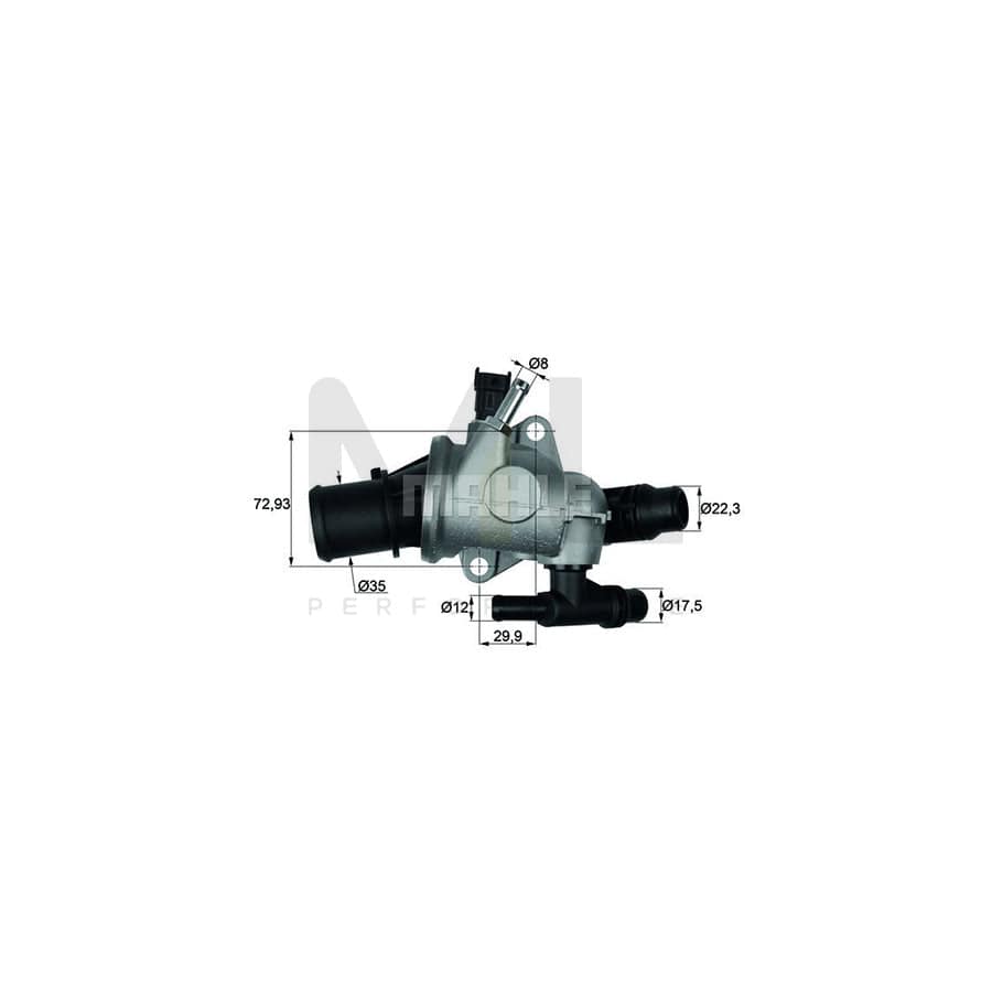 MAHLE ORIGINAL TI 186 83D Engine thermostat Opening Temperature: 83��C, with seal | ML Performance Car Parts