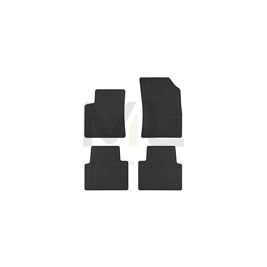 FROGUM Tailored 401716 Floor mat set Elastomer, Front and Rear, Quantity: 4, Black | ML Performance Car Parts