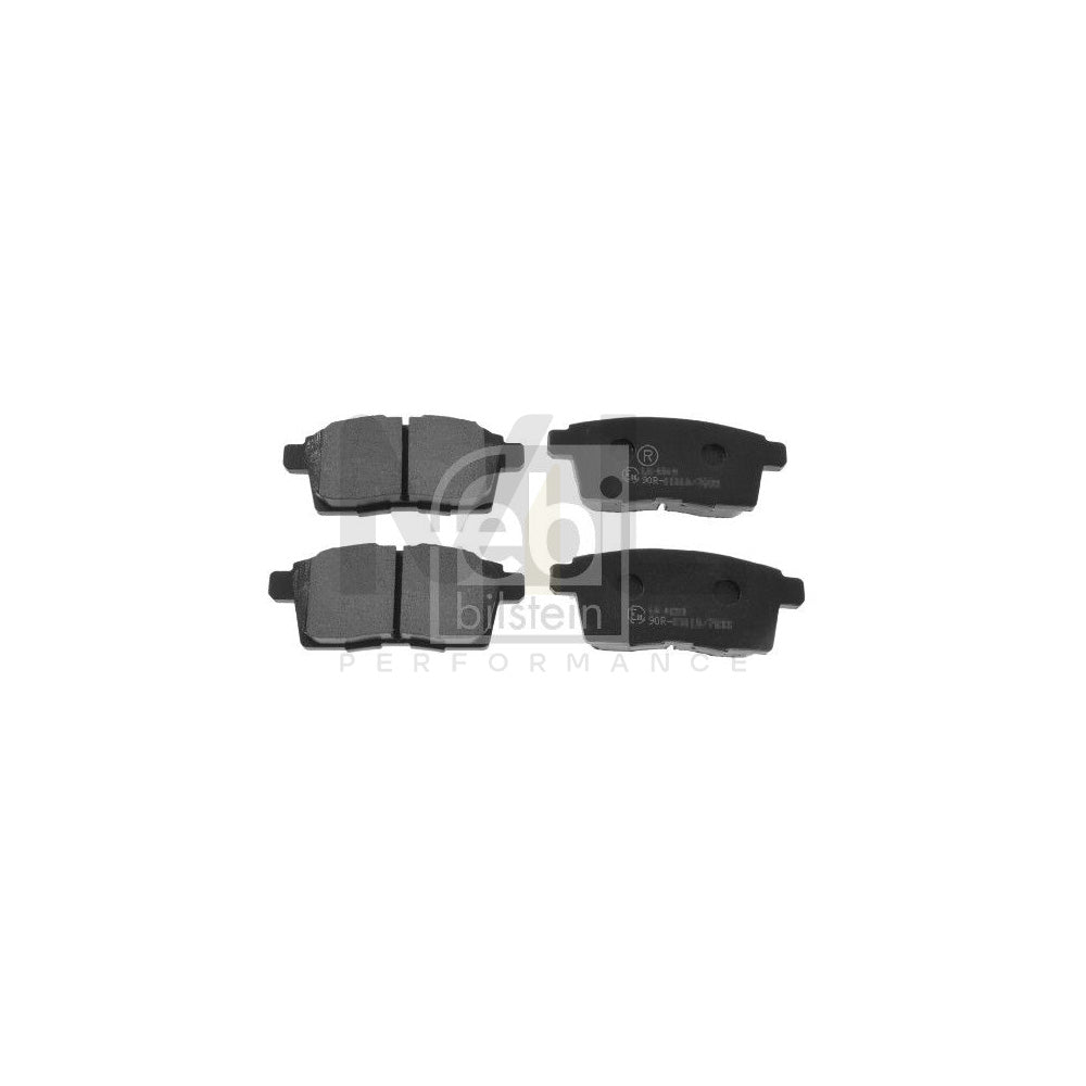 Febi Bilstein 116370 Brake Pad Set Rear Axle, With Attachment Material | ML Performance Car Parts