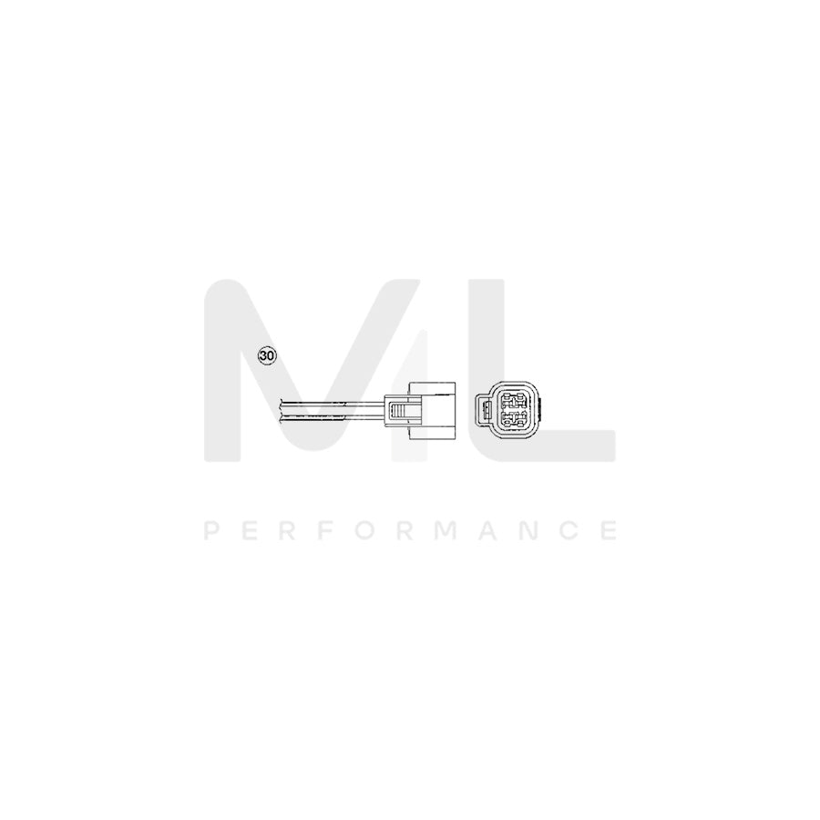 NTK Lambda Sensor / O2 Sensor (NGK 90490) - OZA686-EE8 | ML Car Parts UK | ML Performance