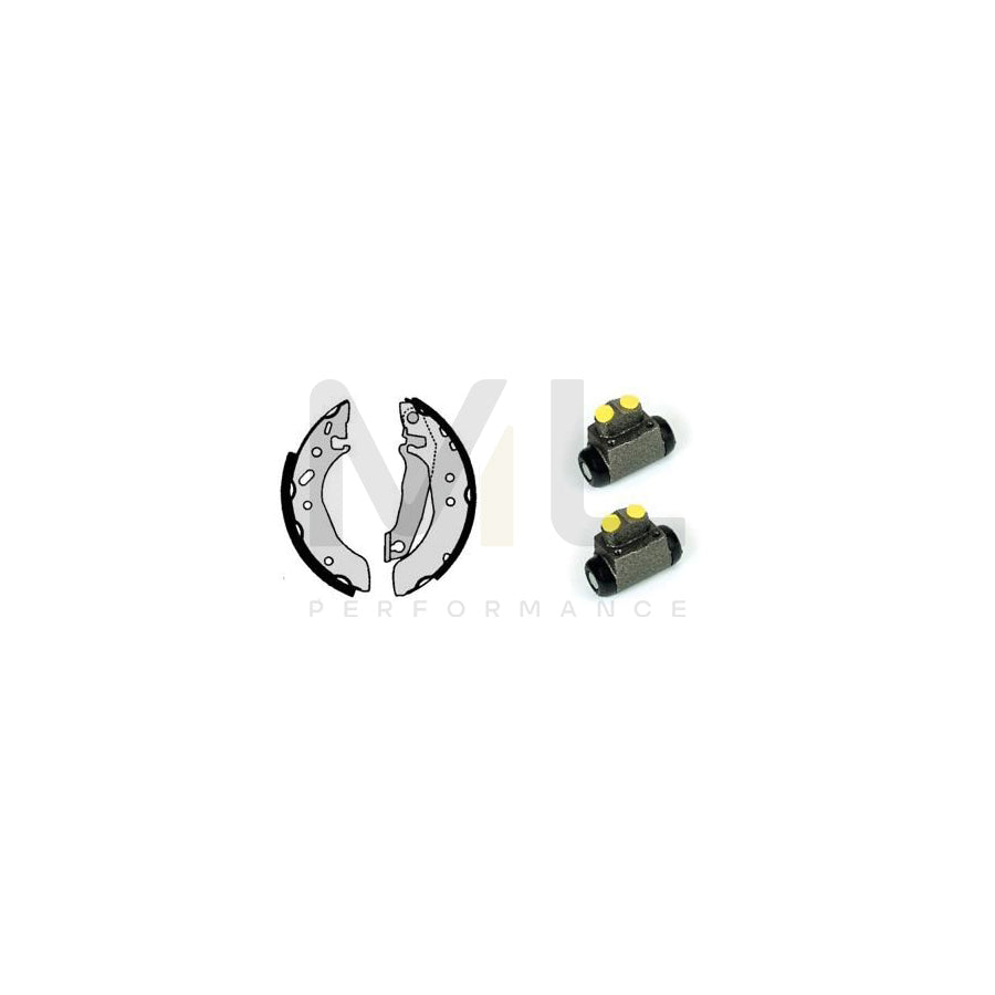 BREMBO STANDARD KIT H 24 051 Brake Shoe Set for FORD ESCORT Ø: 180mm | ML Performance Car Parts