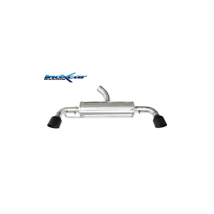 InoXcar TOYA.08.10CBLACK Toyota Yaris Rear Silencer | ML Performance UK Car Parts