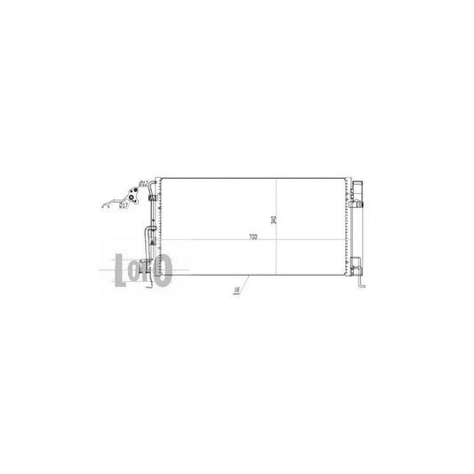 Abakus 0160160004 Air Conditioning Condenser | ML Performance UK