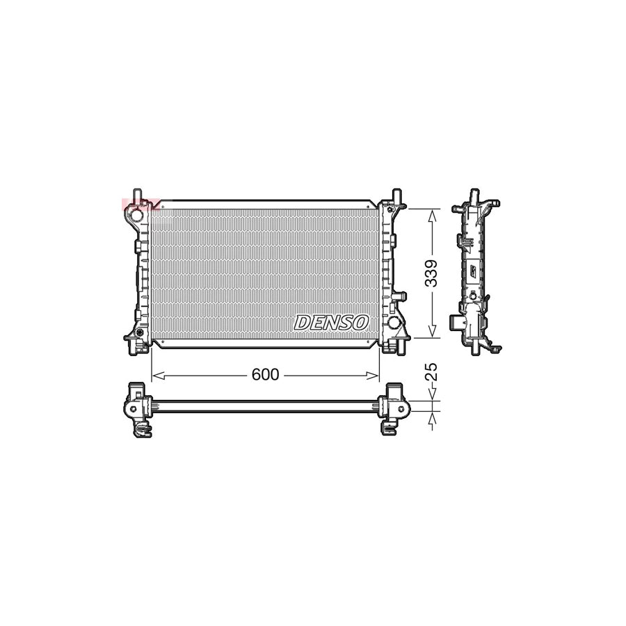 Denso DRM10003 Drm10003 Engine Radiator For Ford Focus | ML Performance UK