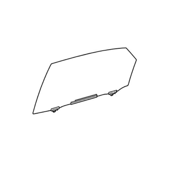 Genuine Lexus 68104-78020 NX Phase 1 N/S Rear Window Glass