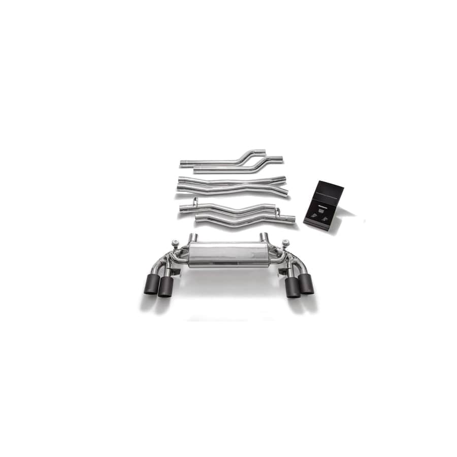 Armytrix BMF9M-QS38M Valvetronic Exhaust System BMW M5 F90 2018-2022 with Quad Matte Black 4" | ML Performance UK UK Car Parts