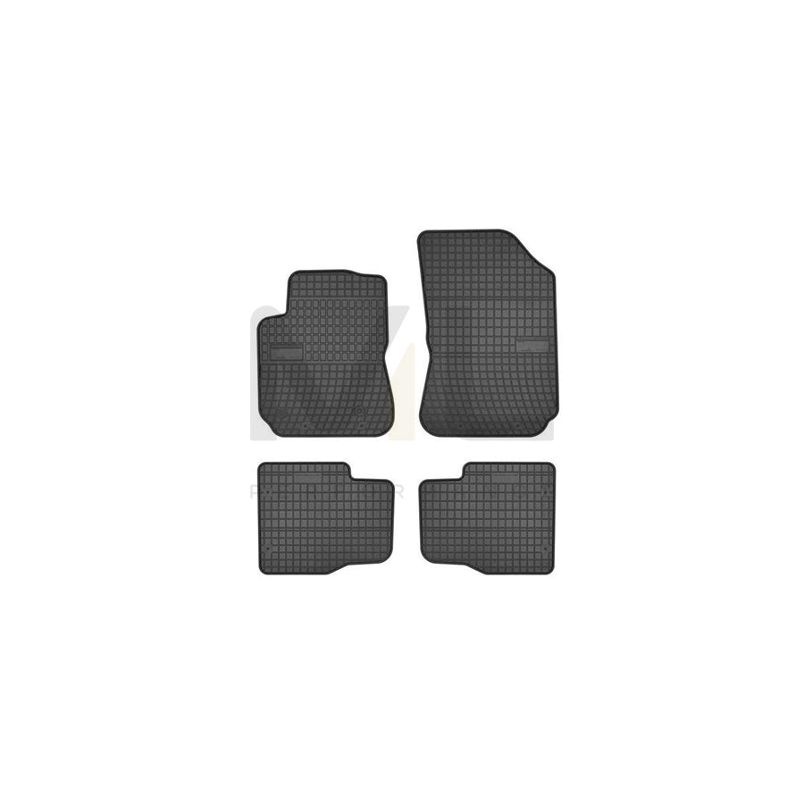 FROGUM Tailored 542643 Floor mat set for CITROテ起 C4 II Cactus Elastomer, Front and Rear, Quantity: 4, Black | ML Performance Car Parts
