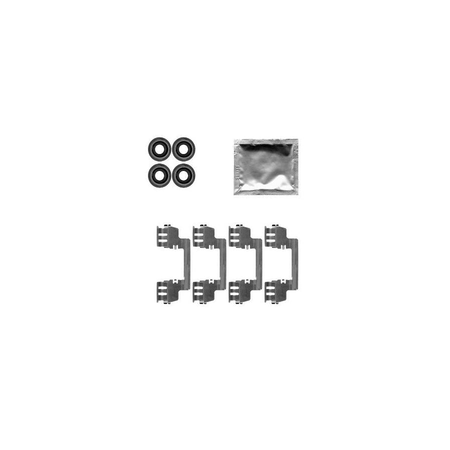 Hella 8DZ 355 204-761 Accessory Kit, Disc Brake Pads For Chrysler 300