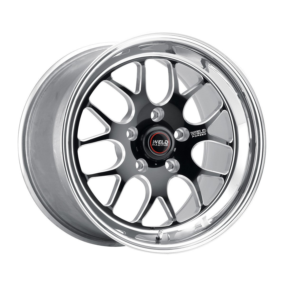 Weld 77HB8100A71A S77 Wheel 18x10 5x4.5 ET41 BS7.1 Black Center - Polished Shell
