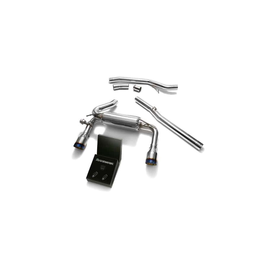 Armytrix FDF3R-DS29B Exhaust System Ford Focus RS MKIII 2016-2019 with Dual Blue Coated 4.5" | ML Performance UK UK Car Parts