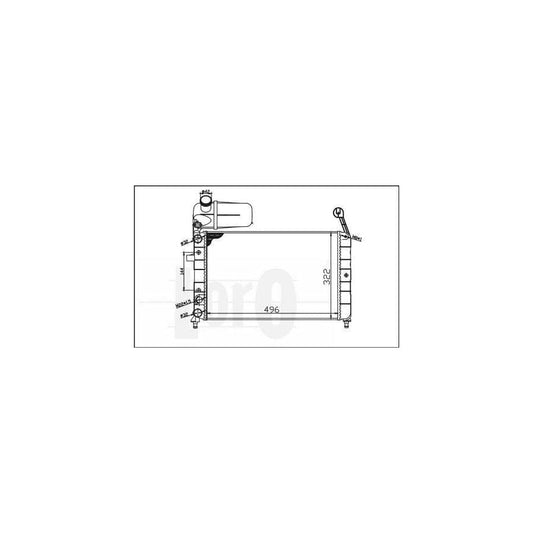 Abakus 0160170006 Engine Radiator | ML Performance UK