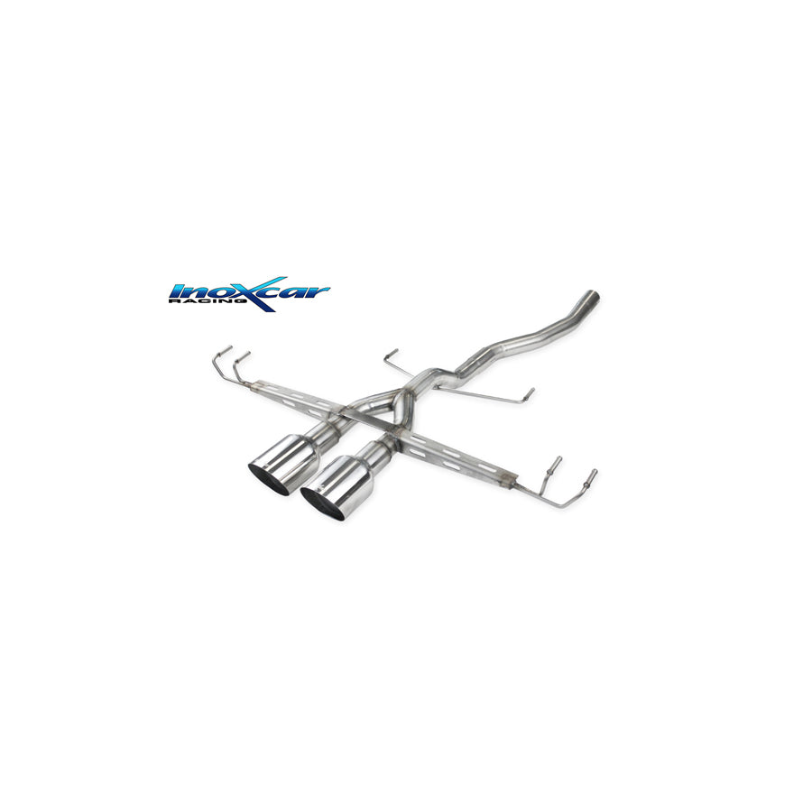InoXcar HOCI.07.10RA Honda Civic Non-Resonated Rear Exhaust | ML Performance UK Car Parts