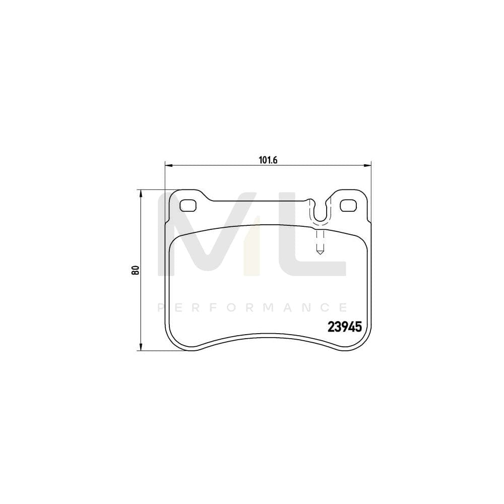 Brembo P 50 073X Brake Pad Set Prepared For Wear Indicator | ML Performance Car Parts