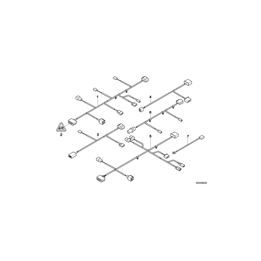 Genuine BMW 61129218769 E93 Wiring Loom, Seat Motors, Driver Side (Inc. 325i, 318i & 328i) | ML Performance UK