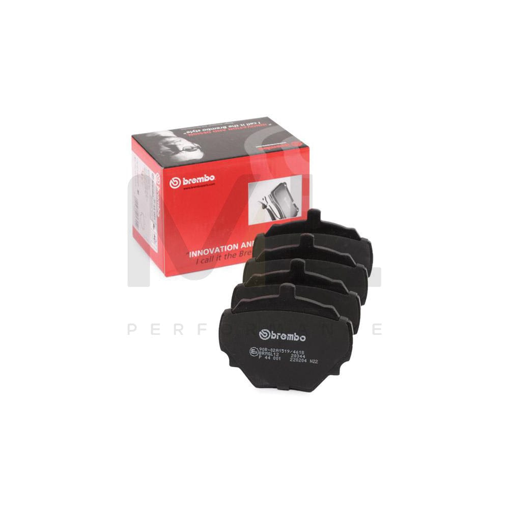 Brembo P 44 001 Brake Pad Set Excl. Wear Warning Contact | ML Performance Car Parts