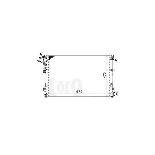 Abakus 0160170057 Engine Radiator | ML Performance UK