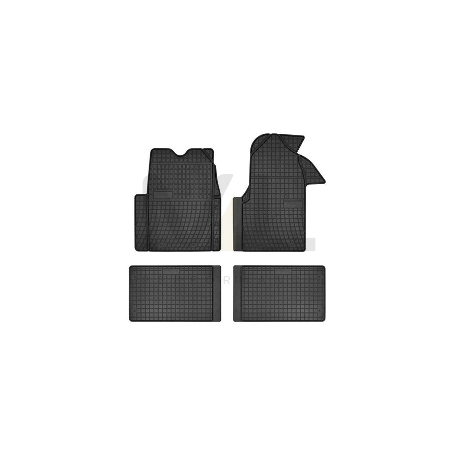 FROGUM Tailored D00700 Floor mat set Elastomer, Front, Quantity: 4, Black | ML Performance Car Parts