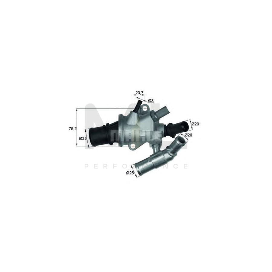 MAHLE ORIGINAL TI 175 88 Engine thermostat Opening Temperature: 88��C | ML Performance Car Parts