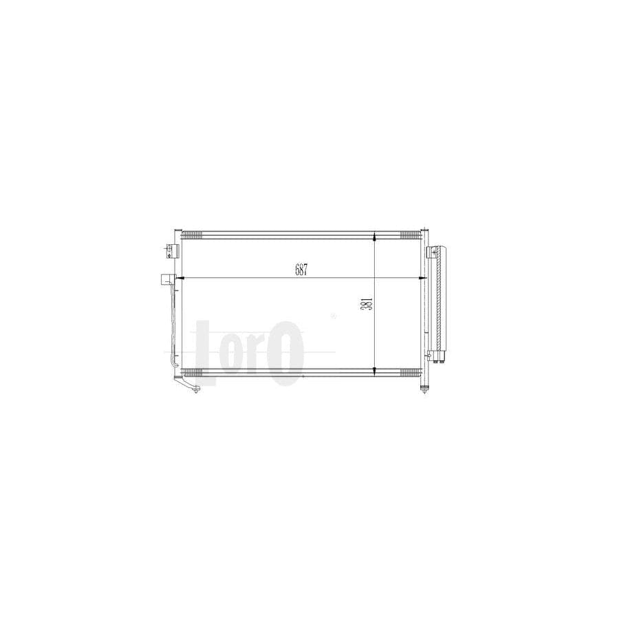 Abakus 0490160009 Air Conditioning Condenser For Subaru Forester Ii (Sg) | ML Performance UK