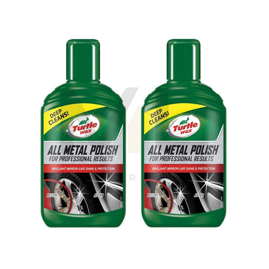 Turtle Wax All Metal Polish 2 X 300 Ml