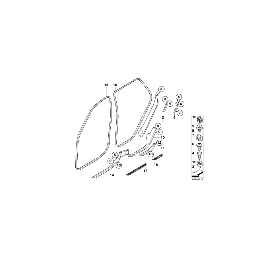 Genuine BMW 51477240649 E70 E70 Left Handle TABAK (Inc. X5 3.5d, X5 M & X5 40dX) | ML Performance UK Car Parts