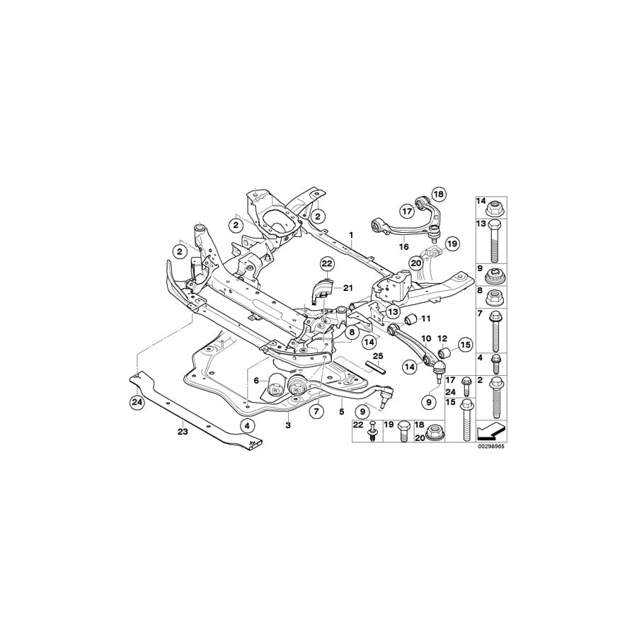 Genuine BMW 31146785466 E71 Heat Protection Plate Right (Inc. & X6 35iX) | ML Performance UK Car Parts