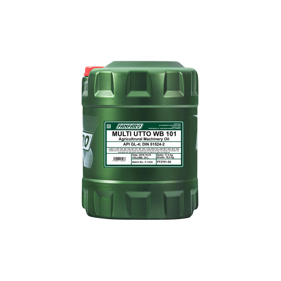 FANFARO UTTO MULTI WB 101 Multi-function Oil | ML Performance UK Car Parts