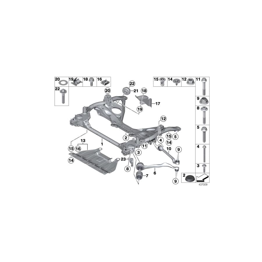 Genuine BMW 31108416627 Bushing VA L1 (Inc. M235i Racing) | ML Performance UK Car Parts