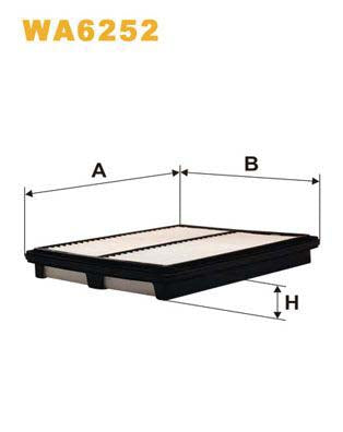 WIX Filters WA6252 Air Filter For Daewoo Leganza